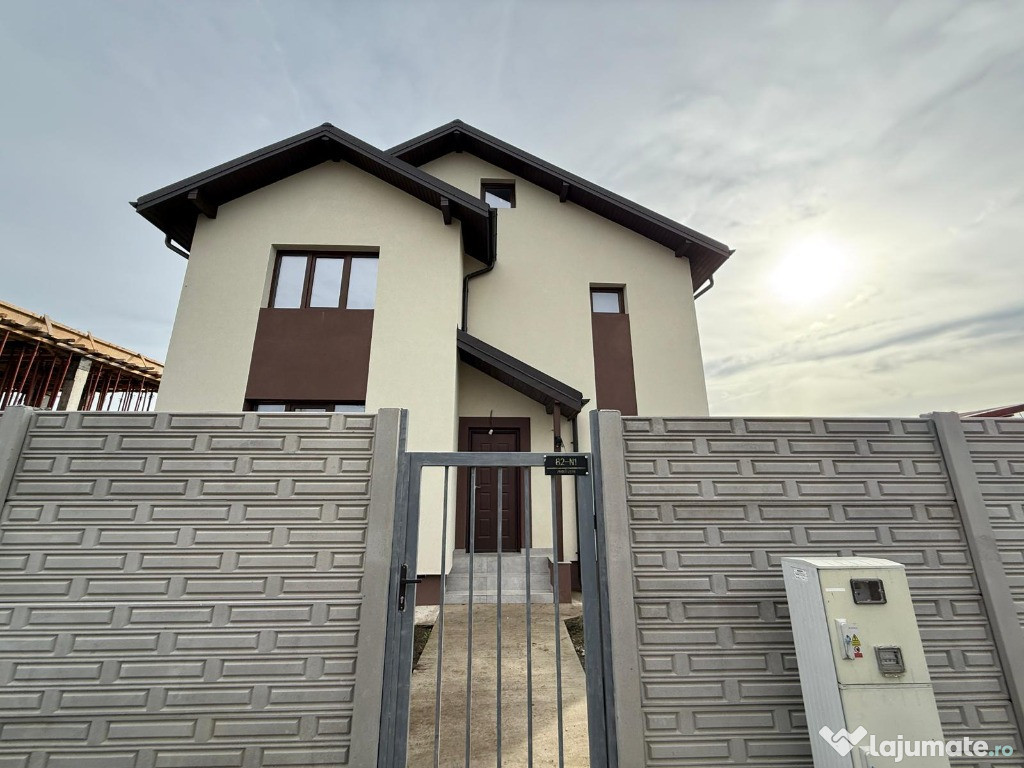 Vila individuala || 4 camere 2 bai || pod || incalzire pardoseala ||