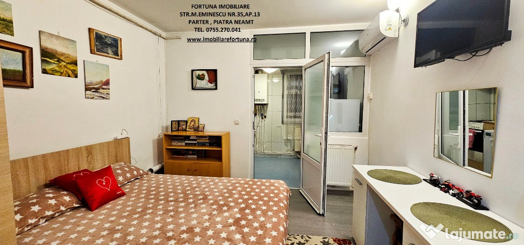 Garsoniera etaj 2, modernizata integral, echipata complet, Gr.Ureche