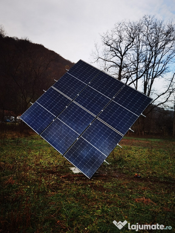 Tracker solar automat pe 2 axe