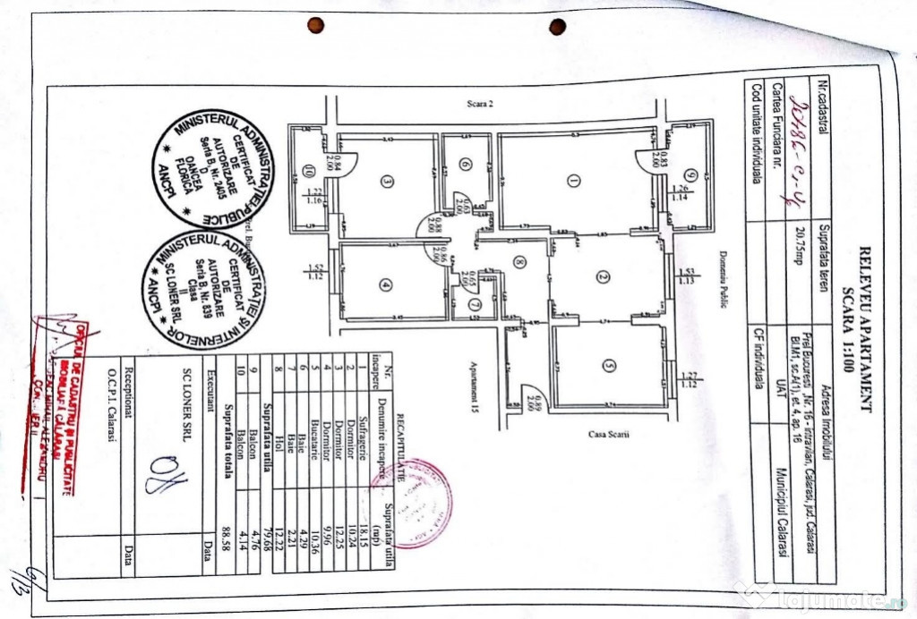 Vand Apartament 4 camere