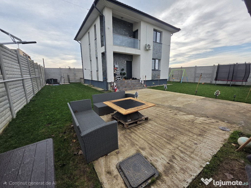 Vila Individuala - mobilata/utilata - 4 camere -teren 405mp