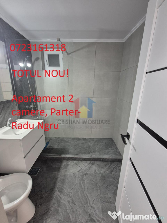 2 camere, TOTUL NOU, parter, RENOVAT INTEGRAL, Radu Negru