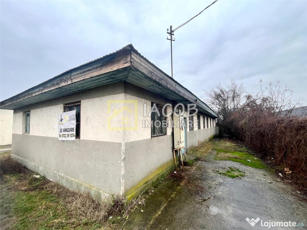 Spatiu productie (fosta moara) cu anexe, Buhoci, Bacau