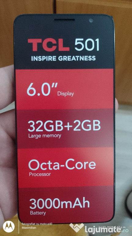 De Vânzare Mobil TCL 501 !