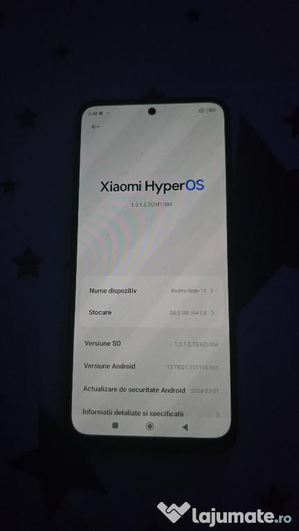 Redmi note 11 black 64gb