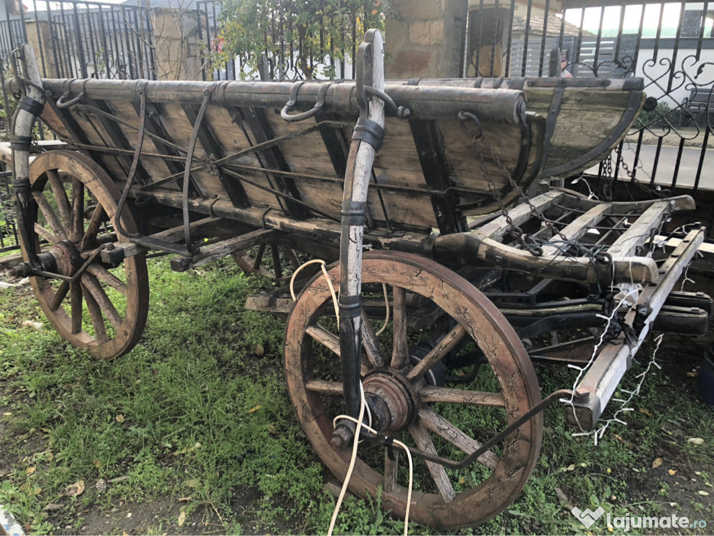 Căruță veche originala