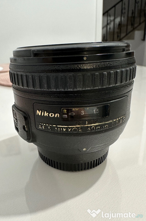 Obiectiv nikon 50mm 1.4 Nikon FX.