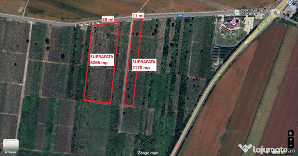 Teren investitie - langa Restaurant Cerdac(Cotesti) E 85-A 7