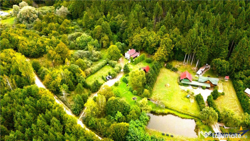 Tur 3D!Cabana de vacanta,zonare valoroasa, cu teren de 2.100