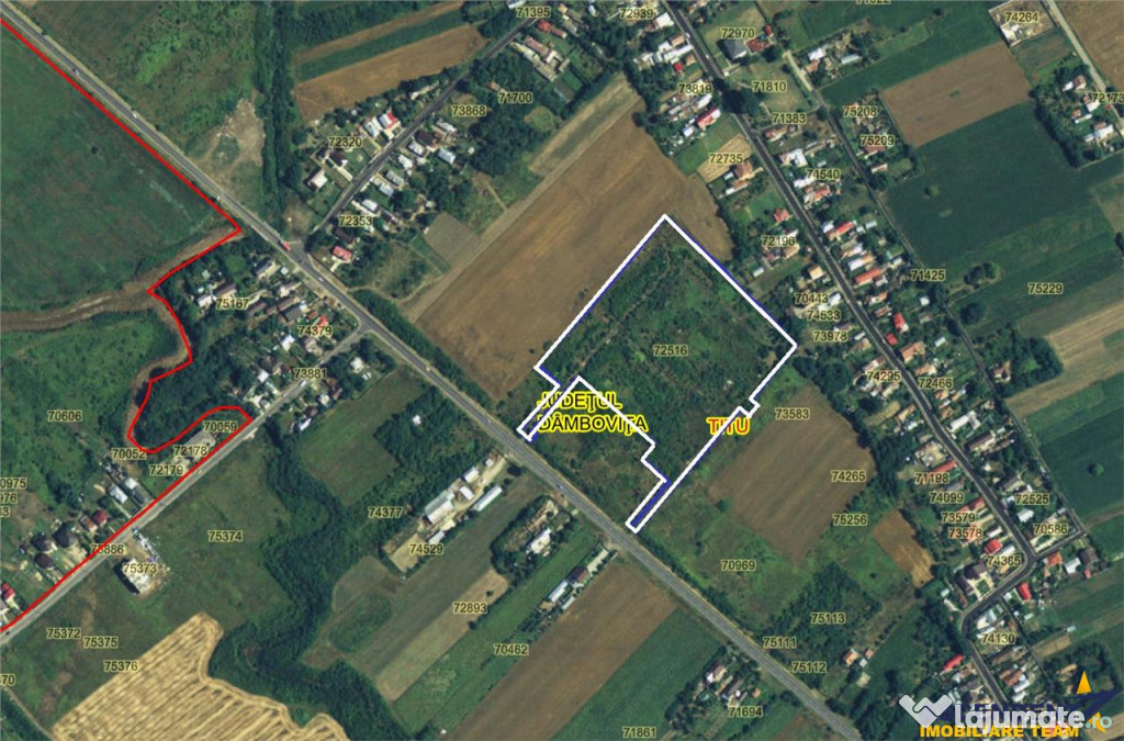 Oportunitate investitionala 29.200 mp teren intravilan,recom