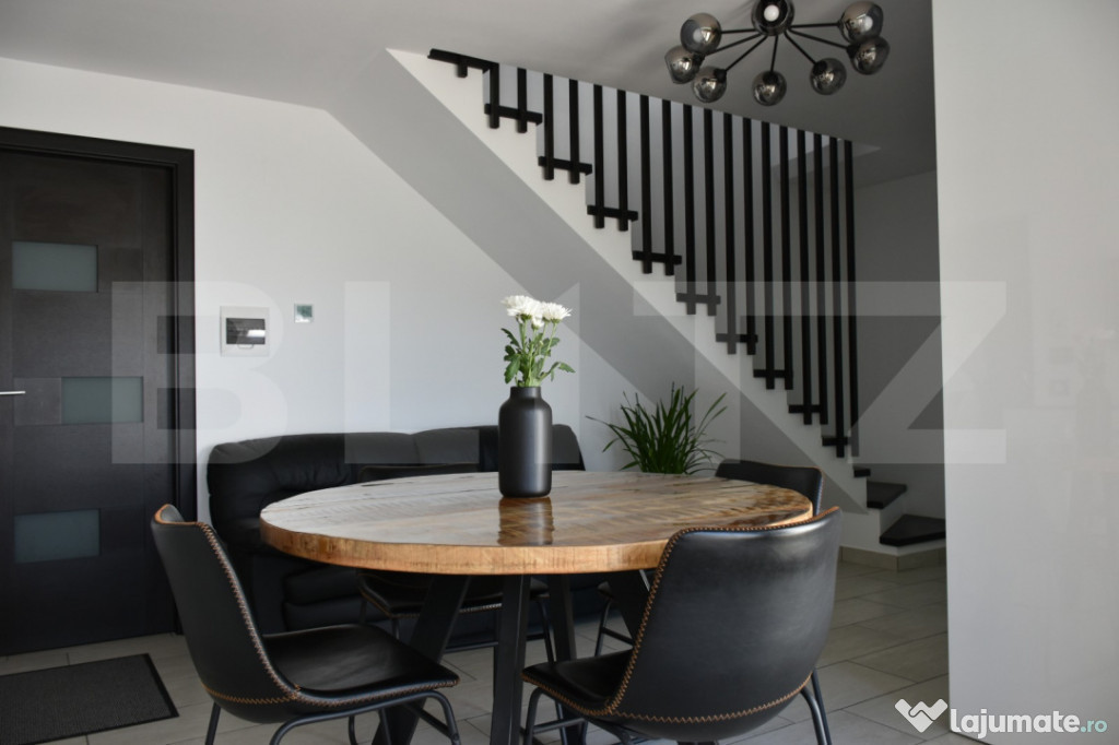 Apartament 3 camere, decomandat, 80mp, utilat, mobilat moder