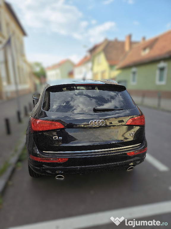 Bara spate Audi Q5 8R 3.0TDI facelift doua evacuare culoare neagra