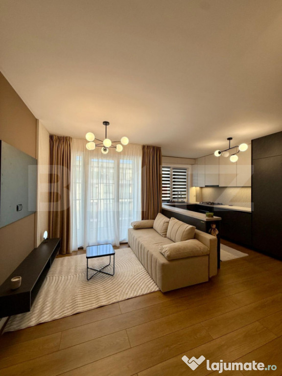 Apartament nou, 58 mp utili, incalzire in pardoseala, lift,