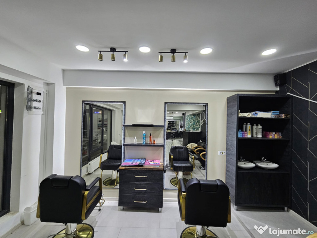 Spatiu comercial, 102 mp, salon de infrumusetare complet ech