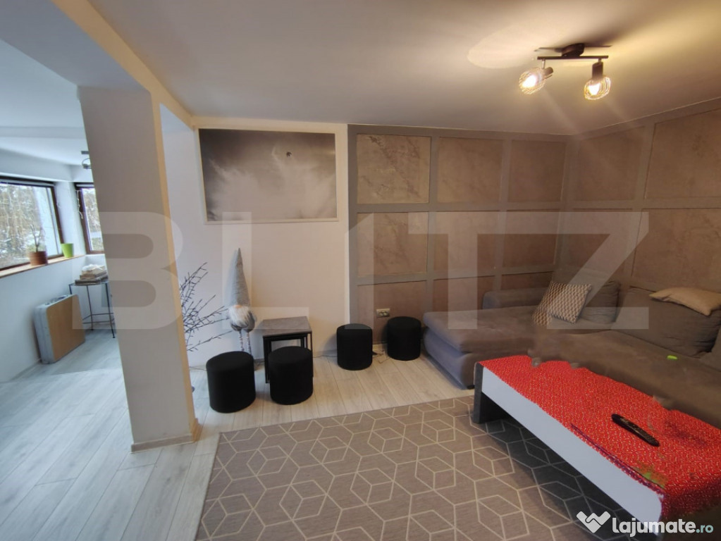 Cabană cochetă 4 camere, 130 mp utili, 180 mp teren, în S