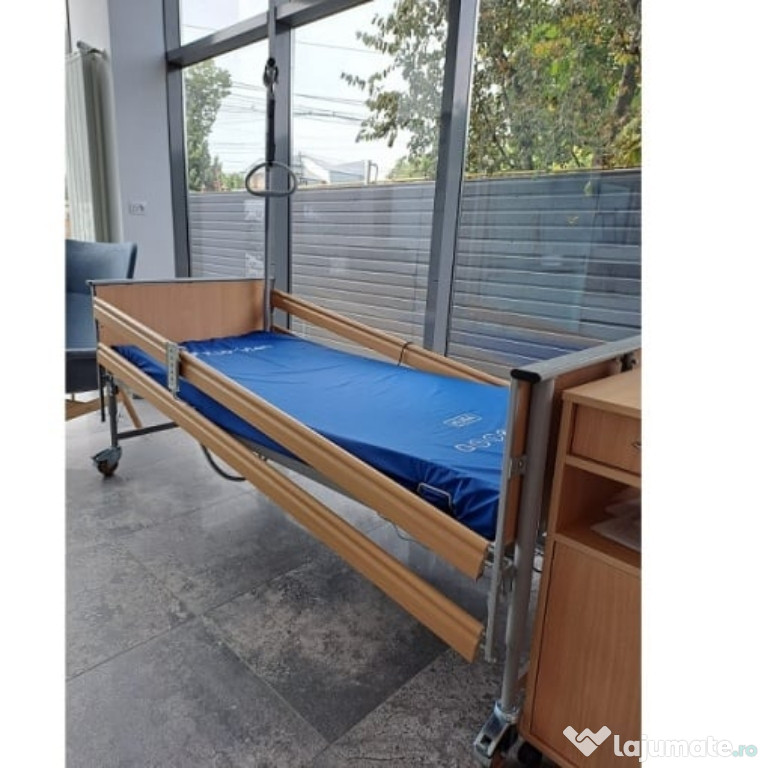 Pat Electric Medical cu telecomandă, reglabil in multe secti