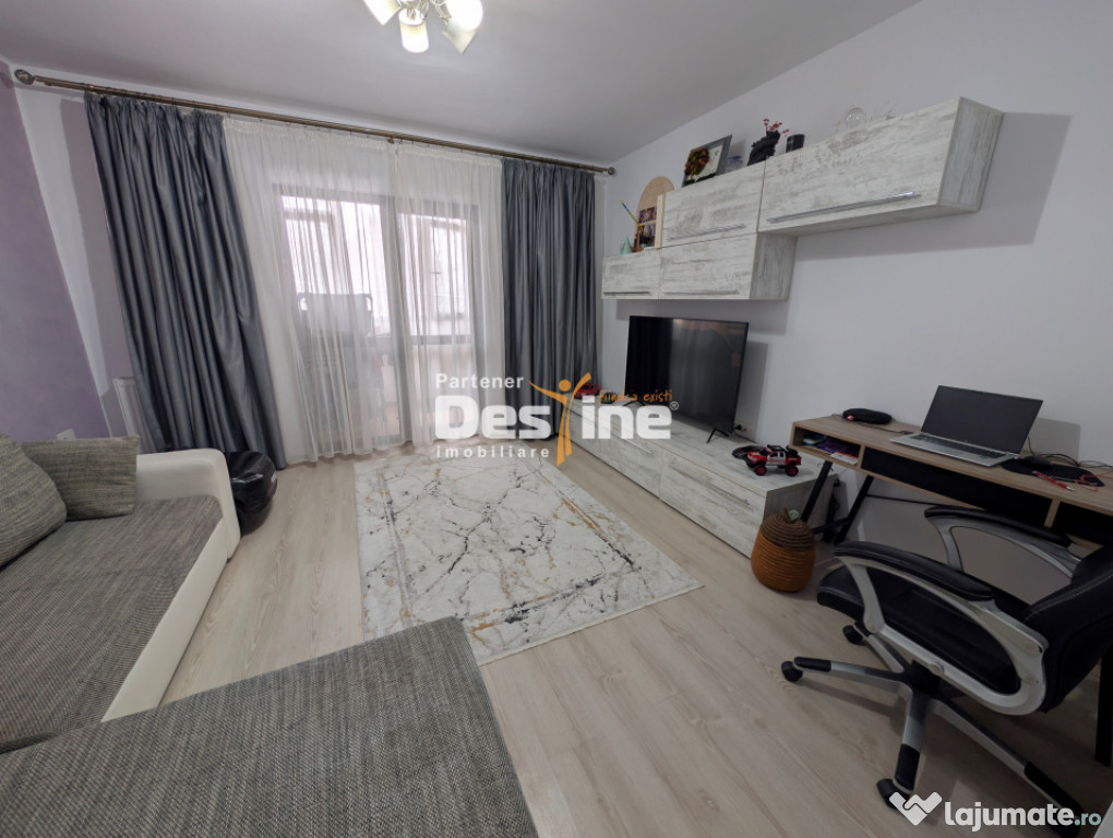 Apartament 2 camere decomandat 59 mp mobilat utilat geam la