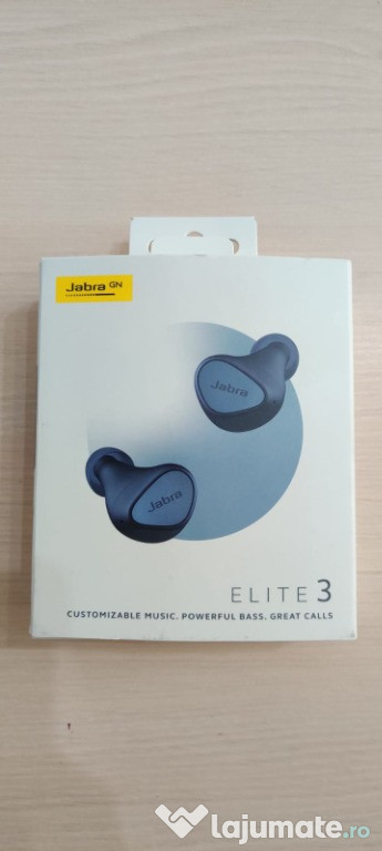Casti in-ear Jabra Elite 3 NOI | Bluetooth | IP55 | Navy