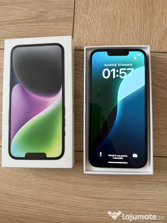 IPhone 14 dark Blue 128 gb neverlocked