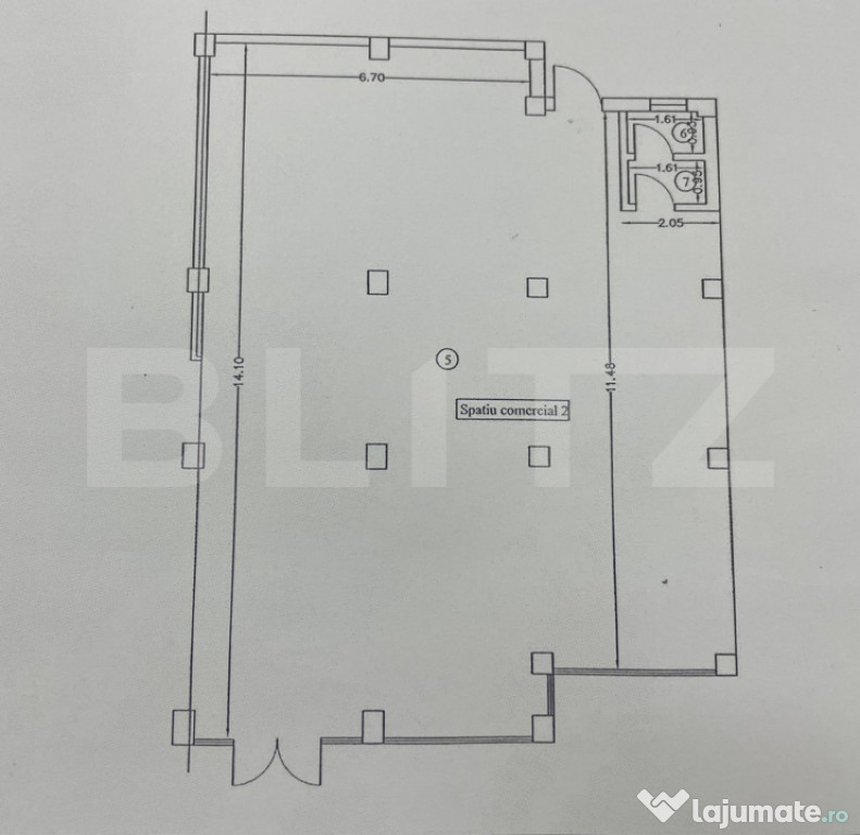 Spatiu comercial, 134.5 mp, Centru