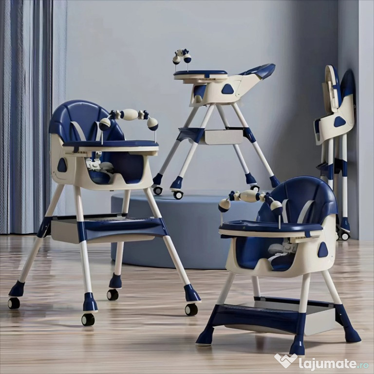 Scaunul de masa si joaca pentru copii Kinderplay blue