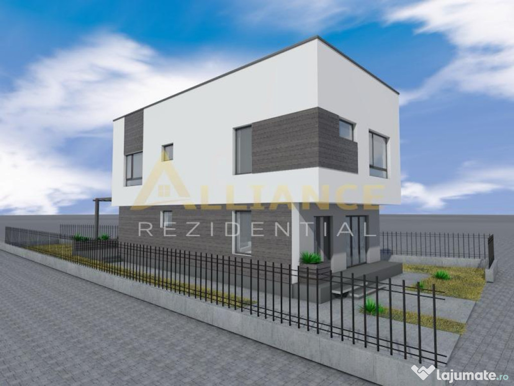 Casa individuala P 1E - 4 camere 3 bai dressing - teren 14