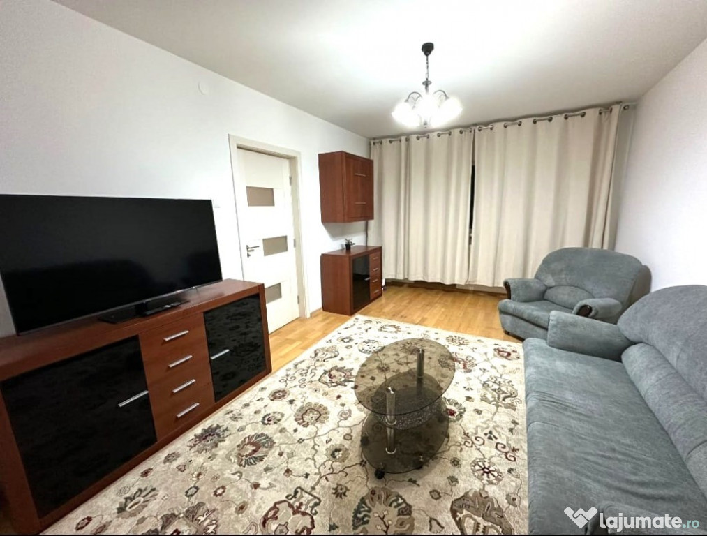 2 camere, modern, bucatarie patrata, 3 min metrou Lujerului, mobilat