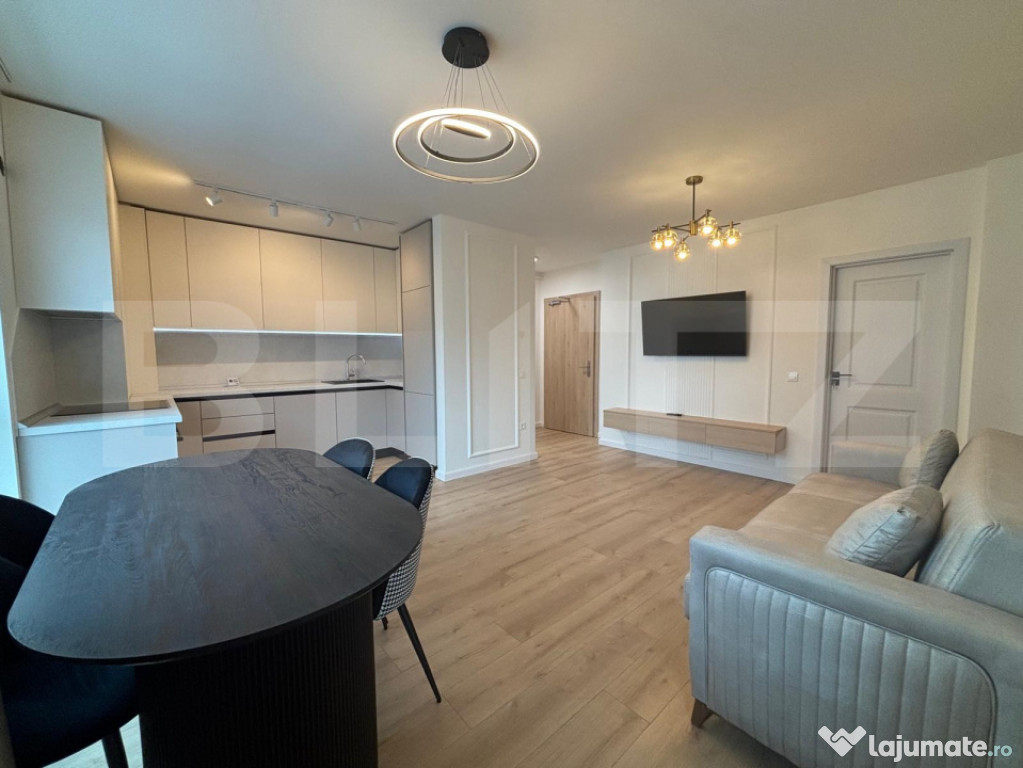 Apartament 2 camere, lux, 60 mp, parcare, intermediar, petfr