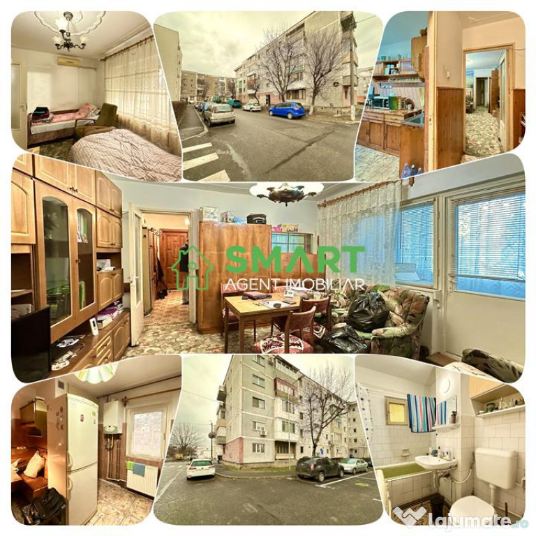 Apartament 2 camere . Zona Confectii, str. Abatorului.