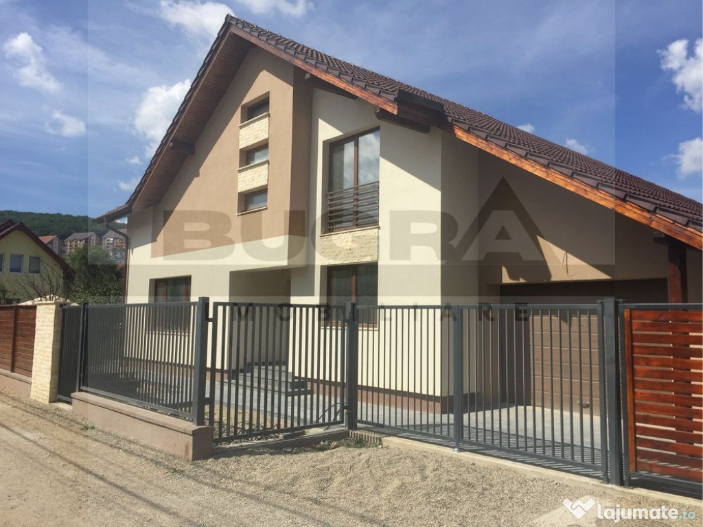 Casa individuala 167 mp, 495 teren, 3 parcari, zona Campului