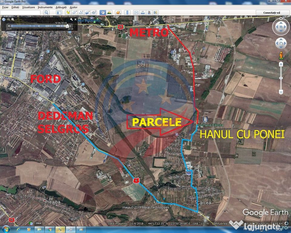 Teren de vanzare/Carcea/Hanul cu Ponei