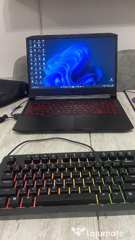 Laptop Gaming Acer Nitro Impecabil Nvidia 3050 i5 gen 11