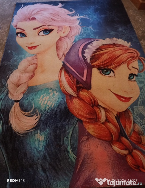 Covor Disney Ana și Elsa