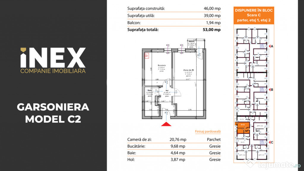 Garsoniera decomandata in Pitesti | Zona Stadion