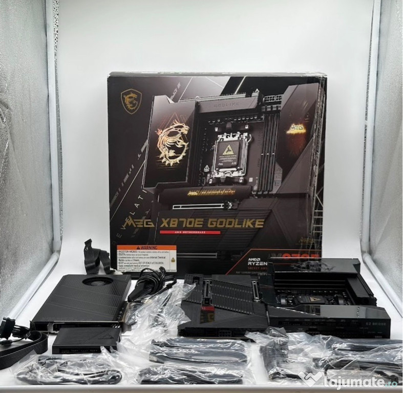 Placa de baza MSI MEG X870E GODLIKE WiFi eATX AM5 Noua