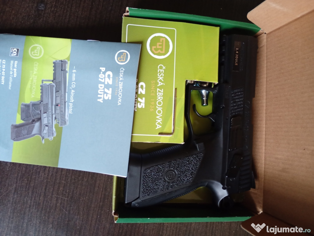 Pistol airsoft CZ75 P-07 Duty Blowback