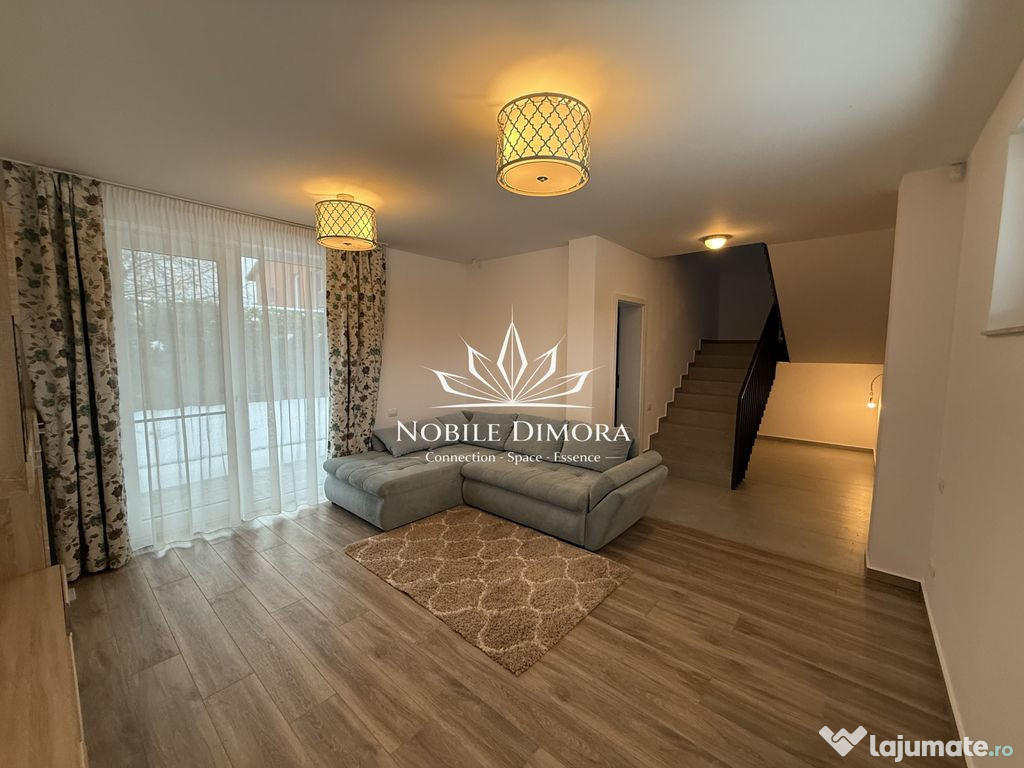 Casa moderna cu 4 camere, 2 bai, terasa si gradina de 50m...