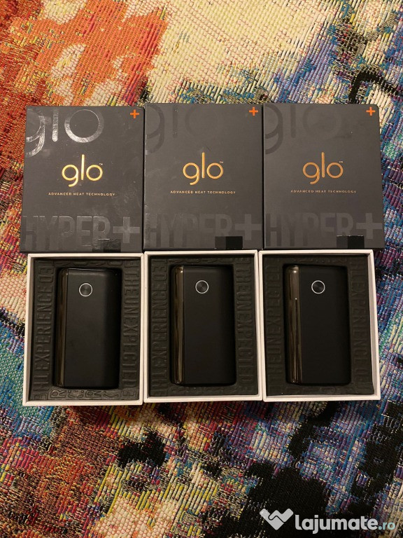 Glo Oferta Kit tigara electronica NOU glo hyper+ UNIQ Black - de la 30