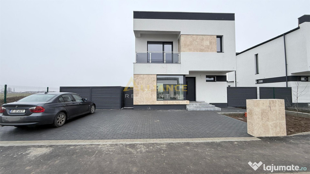 Vila individuala - 4 camere 3 bai - 350mp teren