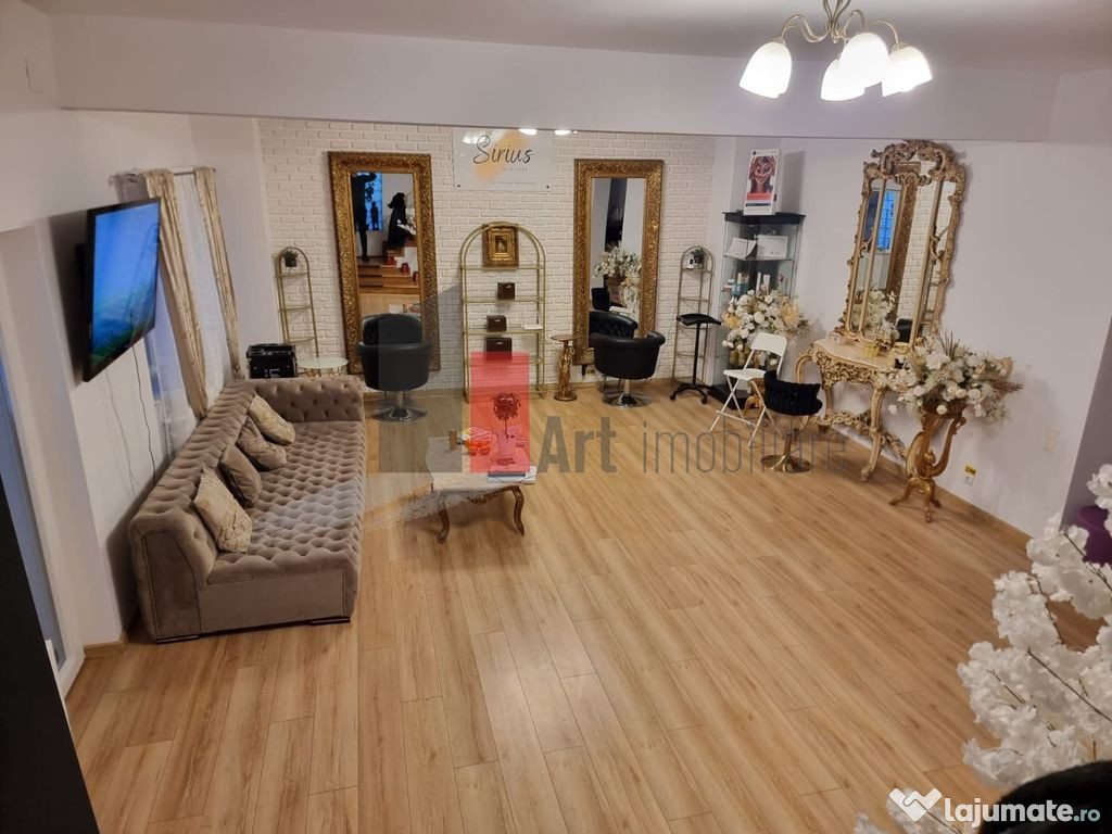 Spatiu comercial dotat (salon) de inchiriat in zona Bucur...