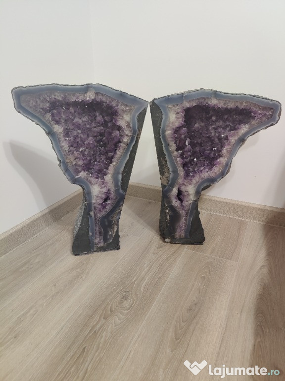 Geode de ametist pereche