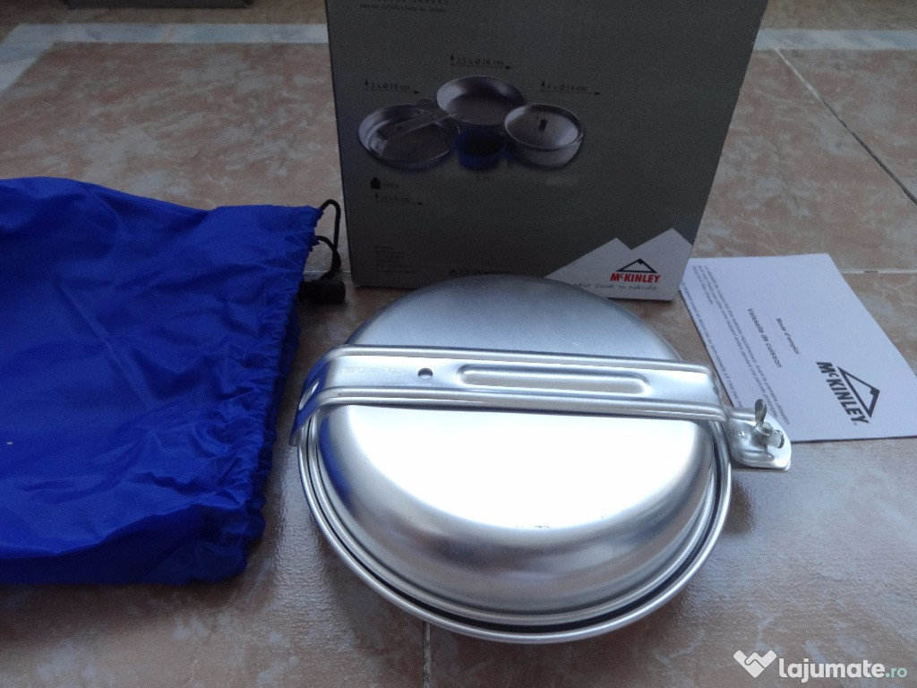 -40 % Reducere,Set Vase / Aluminiu,O Persoana de Camping.NOI