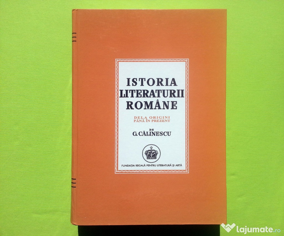 Istoria literaturii române de la origini până în prezent