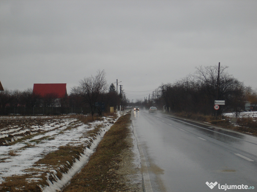 5000 mp teren in Bolovani-Cornatelu, asfalt, utilitati aproa