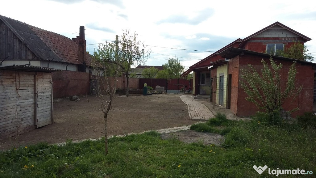 Casa cu teren central