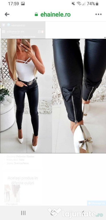Pantaloni piele