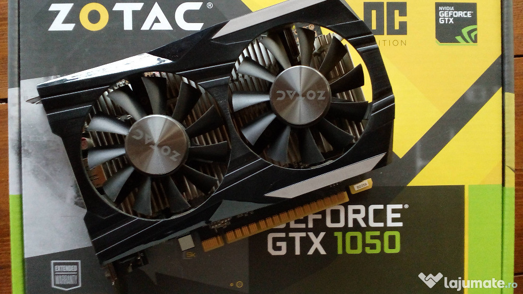 Placa Video Gaming nvidia GTX-1050, Zotac OC Edition 2 GB