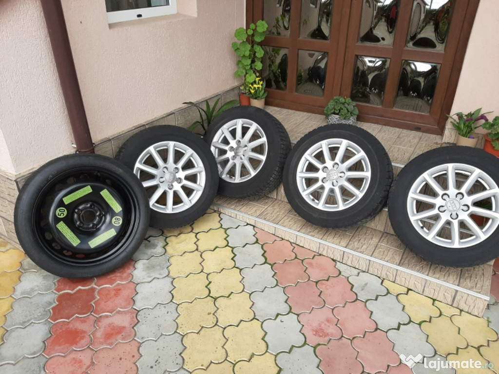 Anvelope de iarna Micheline+jante aliaj 16 Audi A4