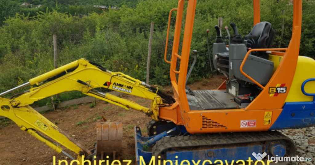 Sapaturi excavatii Miniexcavator mini buldoexcavator