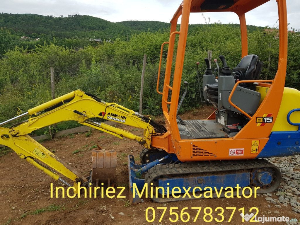 Sapaturi excavatii Miniexcavator santuri mini buldoexcavator